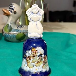 Avon Blue Angel Decorative Bell